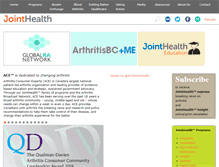 Tablet Screenshot of jointhealth.org